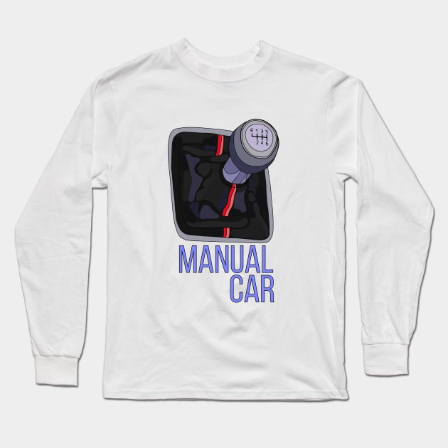 Manual Car Long Sleeve T-Shirt by DiegoCarvalho